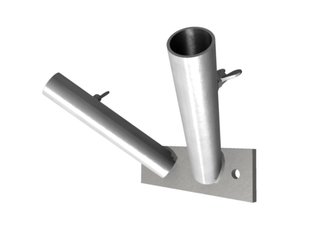 Double Wallbracket 28mm, 30°