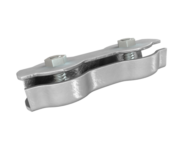 Connector for steel rope
