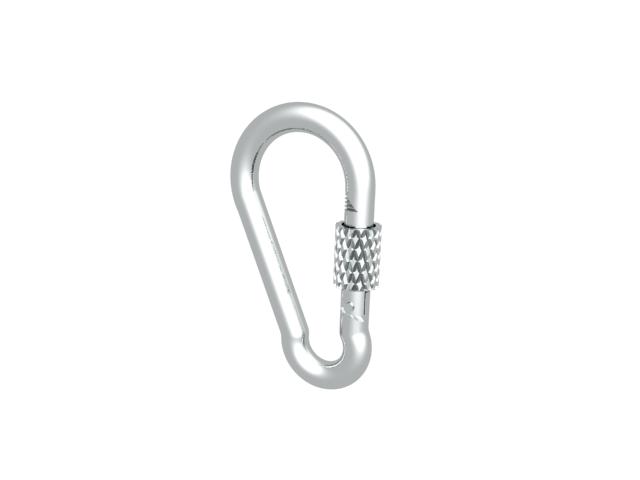 Snaphook INOX with safety lock