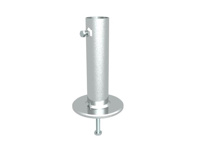 Concrete base fitting for 1 pole Ø45mm