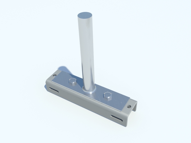 Light pole/Wall bracket 28mm, 90°