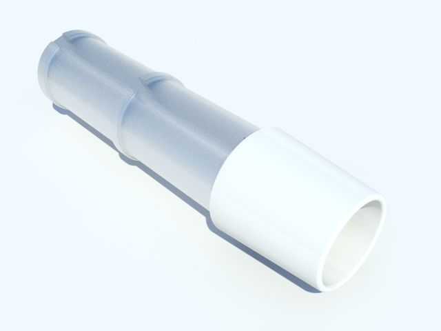 [500510] Verbindungsstück Ø60/80mm weiss