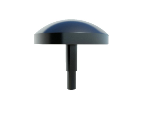 [600200] Finial PE black  Ø60+80mm