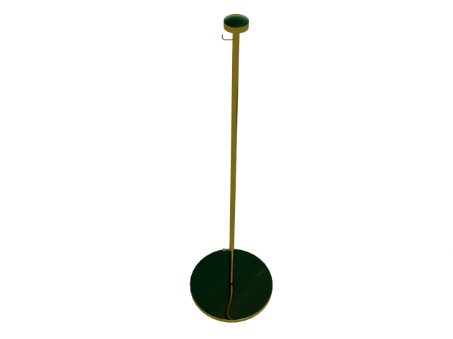 [700420] Table stand for banners gold with socket gold  
